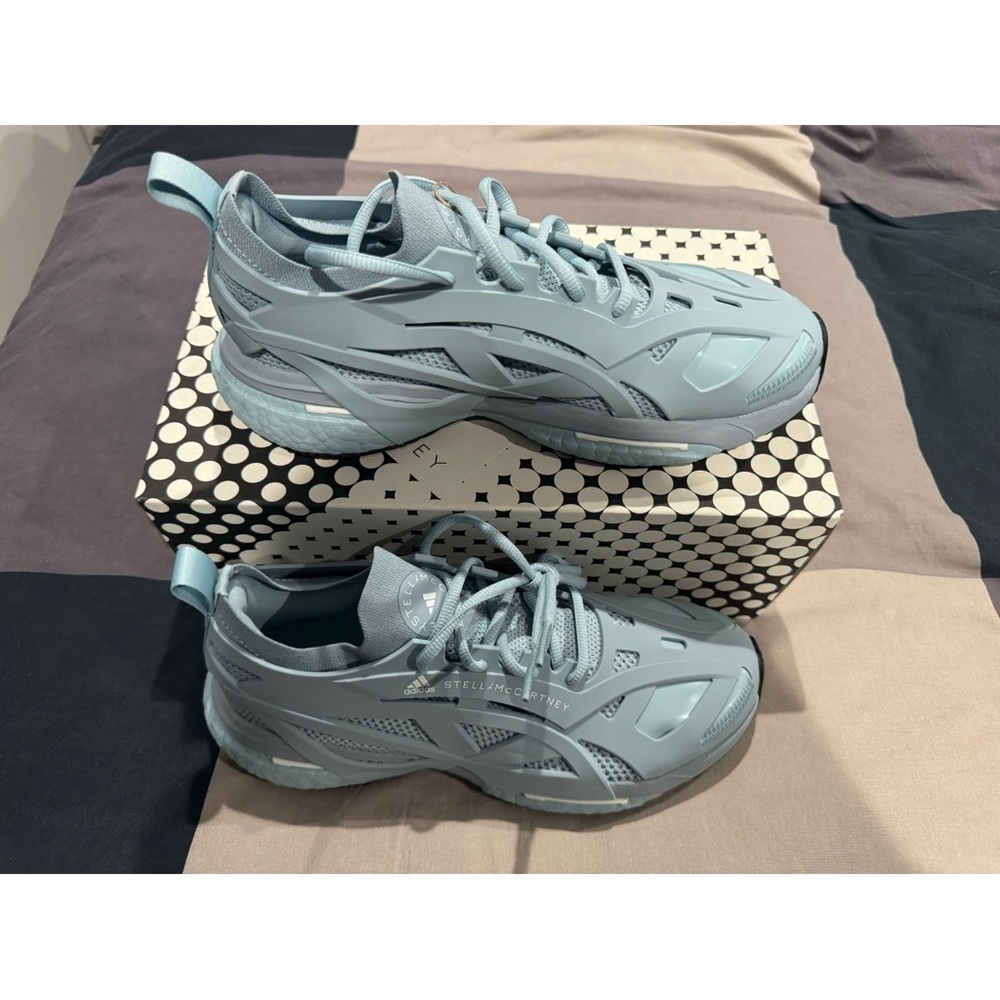 🆕 Adidas by Stella McCartney Solarglide Women’s Sneakers in “Ash Grey” (8.5) - Picture 5 of 8